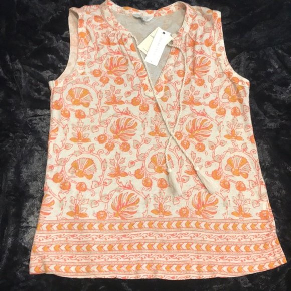Lucky Brand Woodblock Print Tank Top. XS,M,L,XL - Picture 12 of 13